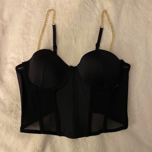 Revamped black bustier - Picture 1 of 2
